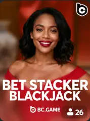 Bet Stacker Blackjack BC Game Australia game cover