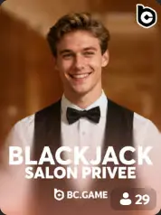 Blackjack Salon Privee BC Game Australia game cover