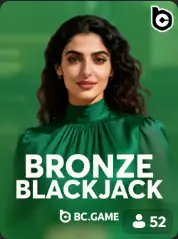 Bronze Blackjack BC Game Australia game cover