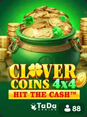 Clover Coins 4x4 Hit The Cash BC Game Australia game cover